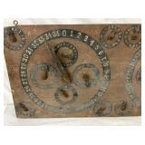 VERY UNUSUAL HANDMADE GAUGES SIGN