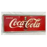 1957 COKE SIGN W/ BOTTLE 59X25