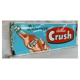 EMB .ORANGE CRUSH SIGN 30X12