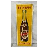 VERTICAL CLUB COLA TIN SIGN 10X27