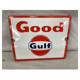 GOOD GULF PUMP PLATE 11X9