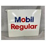MOBIL REGULAR PORC. PUMP PLATE 14X12