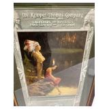 KEMPER THOMAS CO. LEATHER CALENDAR 19X33
