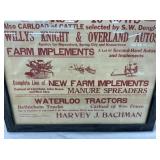 1927 PUBLIC SALE FARM STOCK POSTER 27X40