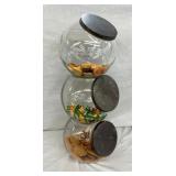 NICE SET MOTHERS COOKIE JARS W/ LIDS