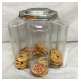 NATIONAL BISCUIT CO. JAR W/ ORIG. LID