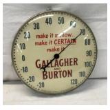 12IN GALLAGHER & BURTON THERMOMETER