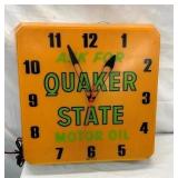 16X16 QUAKER STATE MOTOR OIL CLOCK
