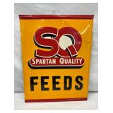 EMB. SQ FEEDS SIGN 14X18