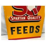 EMB. SQ FEEDS SIGN 14X18