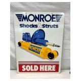 DS MONROE SHOCKS SIGN 18X24