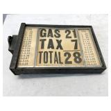 VISABLE PUMP PRICE TAX SIGN 8X6