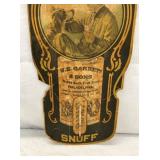 EARLY GARRETTS SNUFF CB THERMOMETER