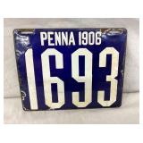 COBALT PORC. 1906 PENNA TAG