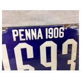 COBALT PORC. 1906 PENNA TAG