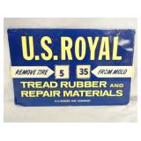 US ROYAL REPAIR SPINNER SIGN