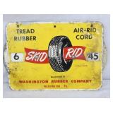 WASHINGTON RUBBER SKID SPINNER SIGN
