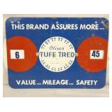 TUFF TRED SPINNER SIGN