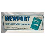 NEWPORT CIG. SIGN 30X12