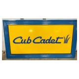 PLASTIC EMB. CUB CADET SIGN 80X43