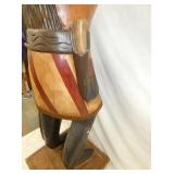 6FT. HANDCARVED STORE INDIAN