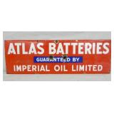 PORC. ATLAS BATTERIES SIGN 23X8