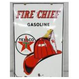PORC. FIRE CHIEF PUMP PLATE 1954 12X18