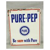 PORC. PURE PEP PUMP PLATE 10X12