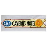 AAA CAVERNS MOTEL SIGN 43X8
