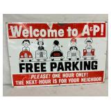 PORC. WELCOME A&P PARKING
