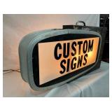 LIGHTUP LEXAN DEALER SIGN