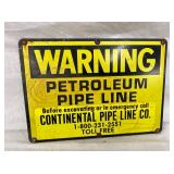 WARNING PETROLEUM SIGN 14X10