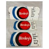 BIRELEYS SIGNS 14X6, 10X5