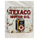 PORC. 30X30 TEXACO OIL SIGN DS
