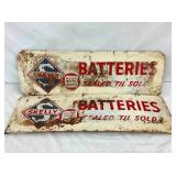 SKELLY BATTERIES SIGNS 26X8