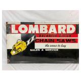 EMB. LOMBARD CHAINSAW DEALER SIGN