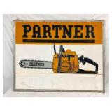 EMB. PARTNER CHAIN SAW SIGN