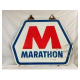 SIDE 2 MARATHON SIGN