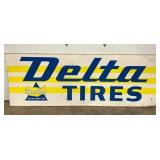 DELTA TIRES SIGN 96X36