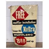 FREE MUFLER SIGN 31X55