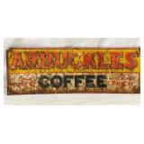 EMB. ARBUCKLES COFFEE SIGN