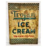 HEAVY METAL DS TROJAN ICE CREAM SIGN