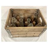 VARIOUS MILK BOTTLES