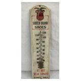 WOODEN MS KISER SHOES THERMOMETER
