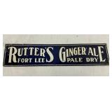 RUTTERS GINGER ALE TIN TACKER SIGN