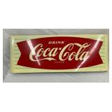 1932 DRINK COKE FISH TAIL SLED SIGN