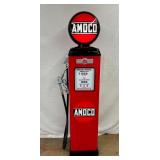 AMOCO REPLICA GAS PUMP W/ GLOBE