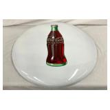 24IN WHITE PORC. COKE BUTTON W/ BOTTLE