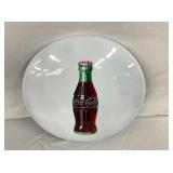 WHITE PORC. COKE BUTTON