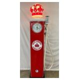 RED CROWN G & B GAS PUMP 